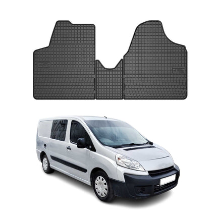OMAC Gummi Fußmatten für Toyota Proace 2013-2016 1.Sitzreihe TPE Schwarz 3x