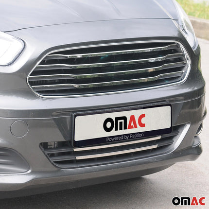 Kühlergrill Leisten Grillleisten für Ford Transit Courier 2014-2018 Chrom 4x