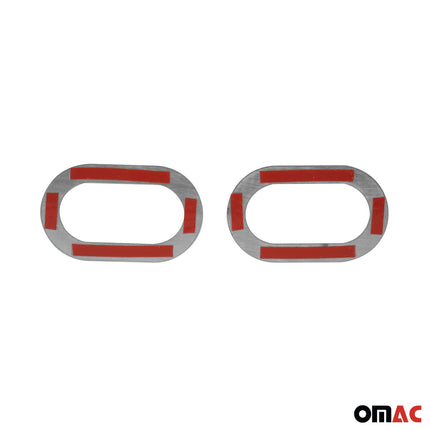 Blinkerrahmen Signalblende Blinker für Dacia Lodgy 2013-2024 Edelstahl Chrom 2x