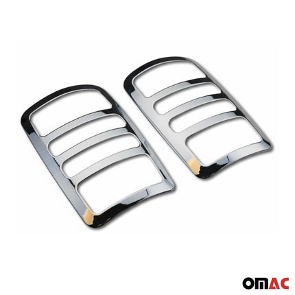 Rücklicht Leisten Heckleuchte für VW Caddy 2003-2014 Edelstahl Chrom 2tlg