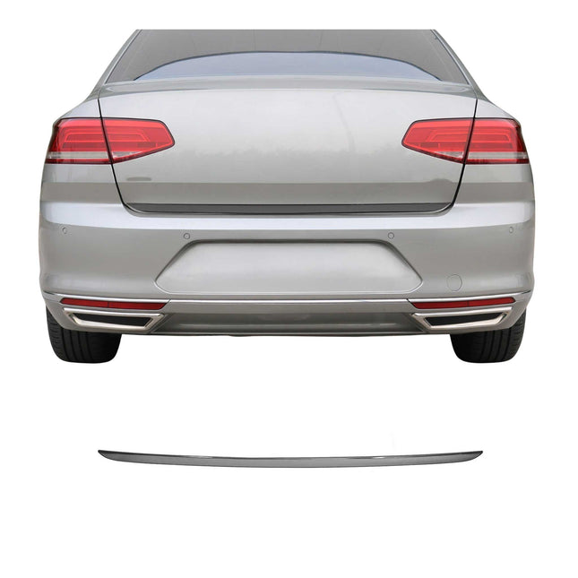 Kofferraumleiste Heckleiste für VW Passat B8 2015-2021 Limo Edelstahl Dunkel