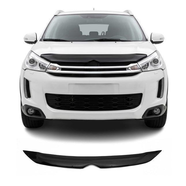 Motorhaube Deflektor Insektenschutz für Citroen C4 Aircross 2012-2017 Dunkel