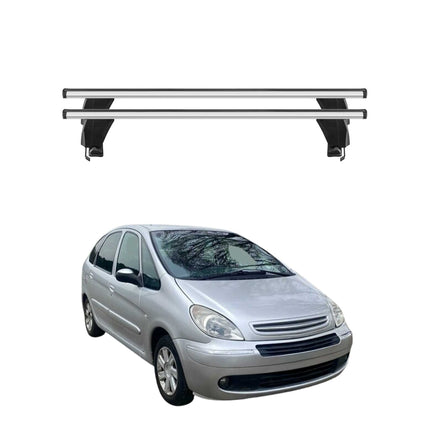 Menabo Dachträger Grundtäger für Citroen Xsara Picasso 1999-2010 50kg Alu Silber