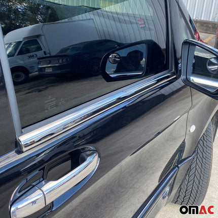 Fensterleisten Zierleisten für Mercedes Vito W447 2014-2026 Edelstahl Chrom 2x
