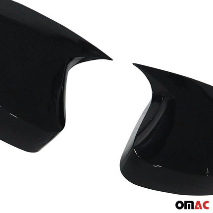 Spiegelkappen Spiegelabdeckung für Audi A3 8V 2012-2020 ABS Schwarz Glanz 2tlg