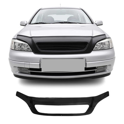 Motorhaube Deflektor Steinschlagschutz für Opel Astra G 1998-2009 Schwarz Abs