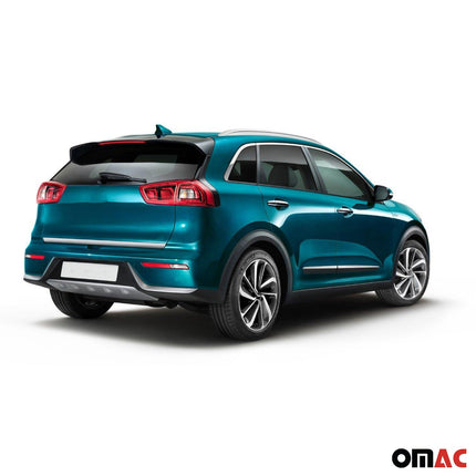 Chrom Satz Seitenleiste & Heckleiste für Kia Niro I 2017-2022 Silber 11tlg