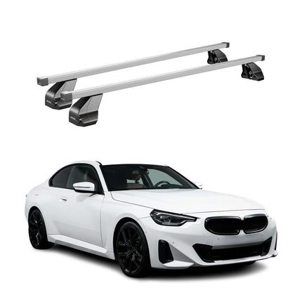 Menabo Dachträger Grundtäger für BMW 2er G42 G87 Coupe 2021-2026 75kg Silber 2x