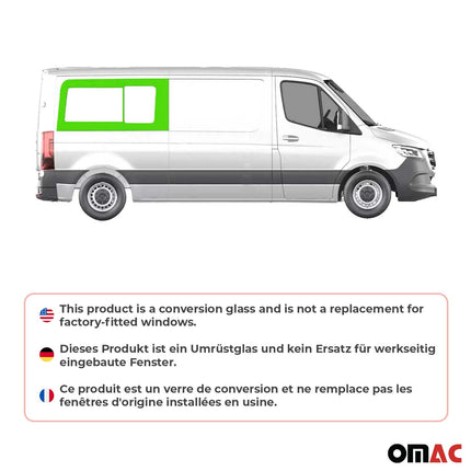Seitenfenster Schiebefenster für Mercedes Sprinter W907 2018-2026 Rechts Langer