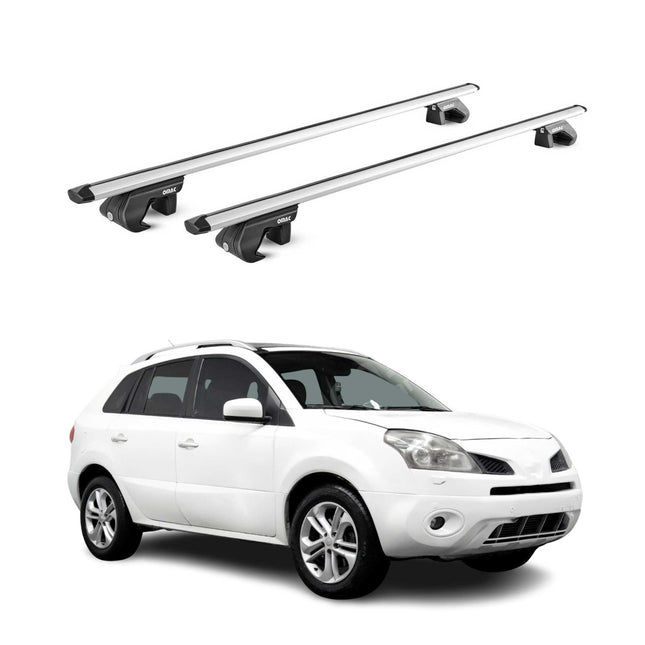 Dachträger Grundtäger für Renault Koleos mk1 2008-2016 5 tür 90kg Alu Silber ABE