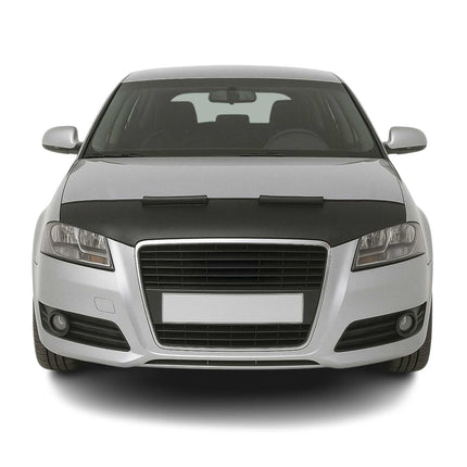Haubenbra Steinschlagschutz Bonnet Bra für Audi A3 8P 2008-2013 Schwarz Halb