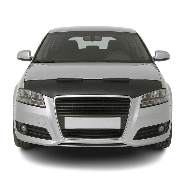 Haubenbra Steinschlagschutz Bonnet Bra für Audi A3 8P 2008-2013 Schwarz Halb