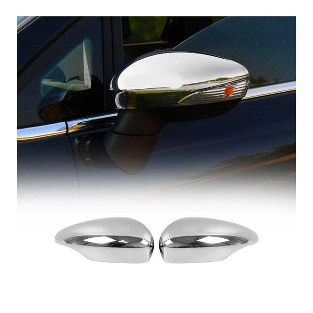 Spiegelkappen Spiegelabdeckung für Ford B-Max 2012-2017 Edelstahl Chrom 2tlg