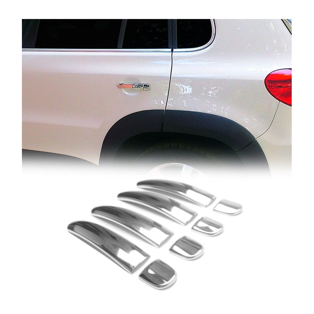 Chrom Türgriff Blende für VW Tiguan 2007-2016 Edelstahl 8tlg