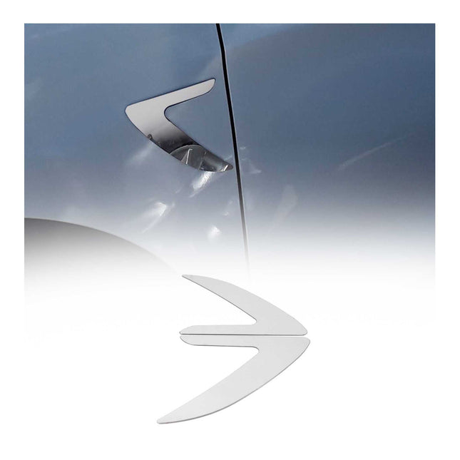 Seitendekor Autodecor für Skoda Superb 2015-2026 Edelstahl Chromdecor 2tlg