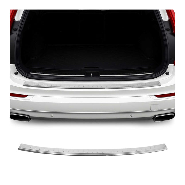 Ladekantenschutz Stoßstangenschutz für Volvo XC90 II 2015-2026 Edelstahl Chrom