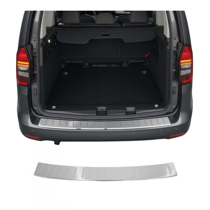 Ladekantenschutz Stoßstange für VW Caddy IV 2020-2026 Edelstahl Chrom gebürstet