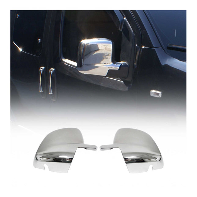Spiegelkappen Spiegelabdeckung für Citroen Nemo 2007-2015 Edelstahl Chrom 2tlg