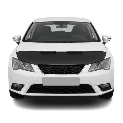 Haubenbra Steinschlagschutz Bonnet Bra für Seat Leon 2012-2020 Schwarz Halb