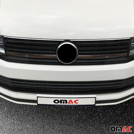Kühlergrill Grillleisten für VW T6 Transporter 2015-19 Highline Echt Carbon Rot