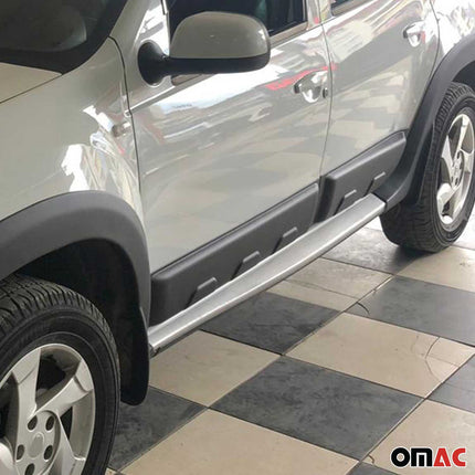 Türschutzleisten Seitenschutz für Dacia Duster mk1 2010-2017 ABS Schwarz 4tlg