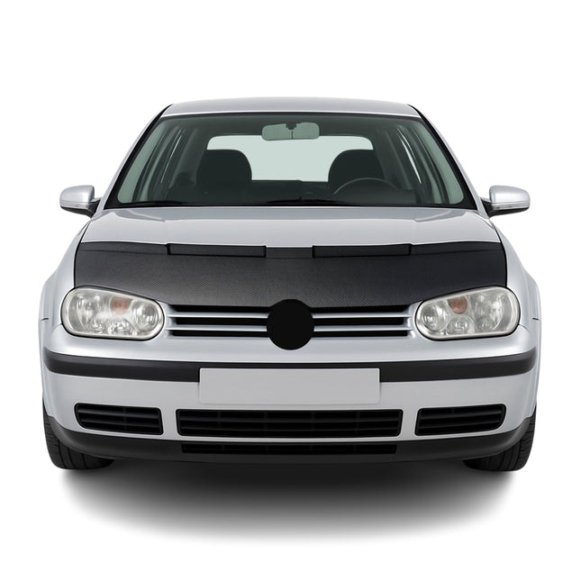 Haubenbra Steinschlagschutz Bonnet Bra für VW Golf 1997-2003 Carbon Optik Halb