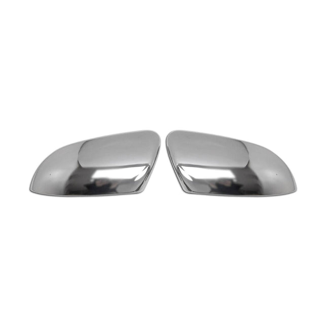 Spiegelkappen Spiegelabdeckung für Hyundai i20 2015-2020 Edelstahl Chrom 2tlg