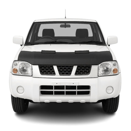 Haubenbra Steinschlagschutz für Nissan Navara D22 2001-2004 Schwarz Halb