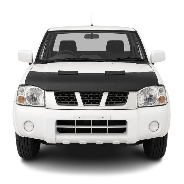 Haubenbra Steinschlagschutz für Nissan Navara D22 2001-2004 Schwarz Halb