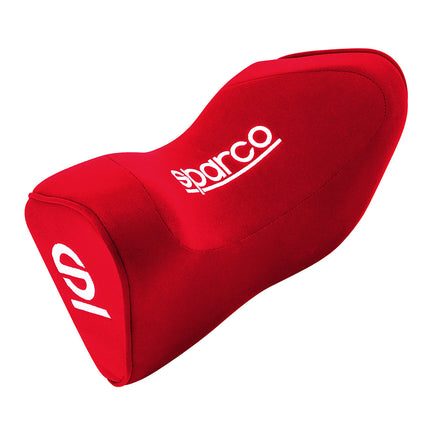 SPARCO Auto Nackenkissen Reisekissen Rot Ergonomische Memory-Schaum Kopfkissen