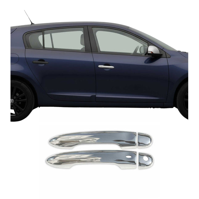 Chrom Türgriff Blende für Renault Megane Coupe 2008-2016 Edelstahl 4tlg