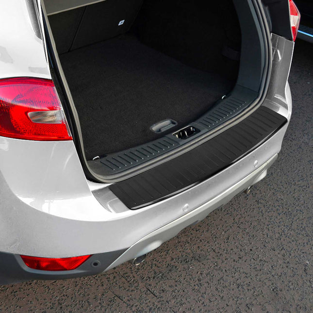 Ladekantenschutz Stoßstange für Ford Kuga I 2008-2012 Dunkel Chrom gebürstet