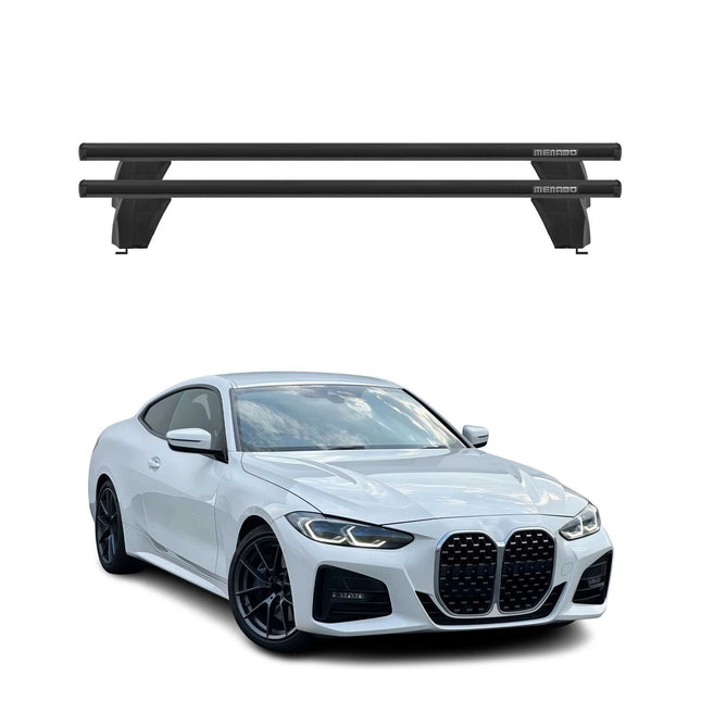 Menabo Dachträger Grundtäger für BMW 4er G22 G82 Coupe 2020-2026 75kg Schwarz 2x