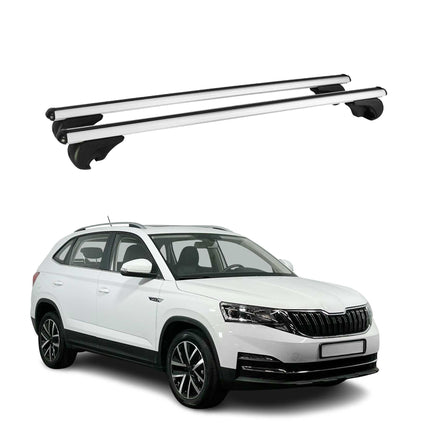 Dachträger Grundtäger für Skoda Kamiq 2019-2026 75kg Aluminium Silber 2 tlg