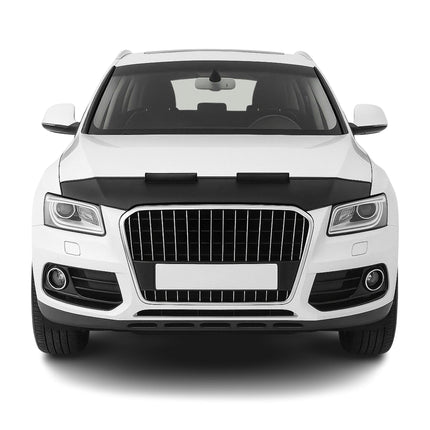 Haubenbra Steinschlagschutz Bonnet Bra für Audi Q5 8RB 2008-2017 Schwarz Halb