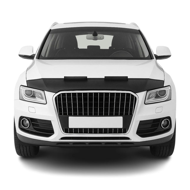 Haubenbra Steinschlagschutz Bonnet Bra für Audi Q5 8RB 2008-2017 Schwarz Halb