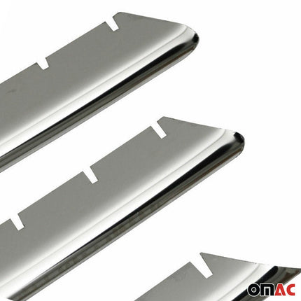 Kühlergrill Leisten Grillleisten für Renault Megane 2002-2006 Edelstahl Chrom 6x