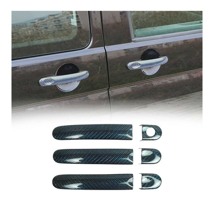 Türgriff Blende Türgriffkappen für VW Caravelle T5 2003-2015 3Tür H1 Carbon Blau
