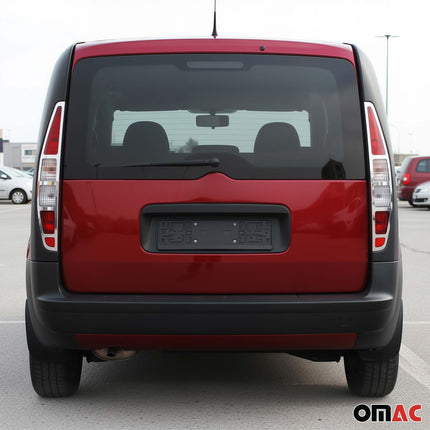 Rücklicht Leisten Heckleuchte für Fiat Doblo 2000-2006 Edelstahl Chrom 2tlg