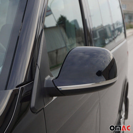 Spiegelkappen Leiste für VW Amarok 2010-2021 Edelstahl Chrom 2tlg