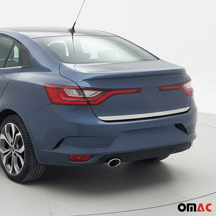Kofferraumleiste Heckklappe Leiste für Renault Megane 2016-2020 Edelstahl Chrom