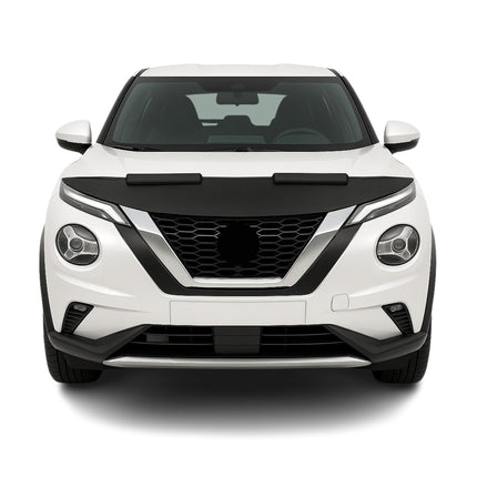 Haubenbra Steinschlagschutz Bonnet Bra für Nissan Juke 2019-2026 Schwarz Halb