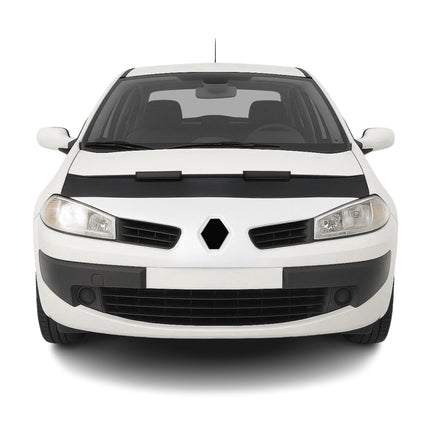 Haubenbra Steinschlagschutz Bonnet Bra für Renault Megane Schwarz Halb