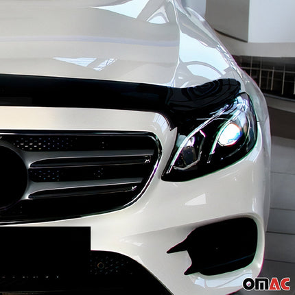 Motorhaube Deflektor Insektenschutz für Mercedes E Klasse W213 2016-2023 Dunkel