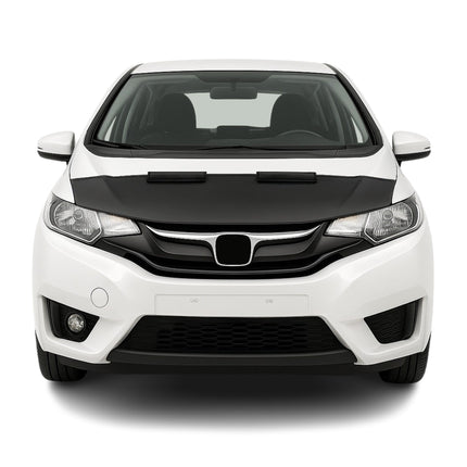 Haubenbra Steinschlagschutz Bonnet Bra für Honda Jazz GK 2015-2020 Schwarz Halb