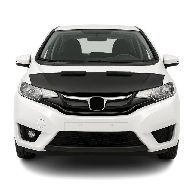 Haubenbra Steinschlagschutz Bonnet Bra für Honda Jazz GK 2015-2020 Schwarz Halb