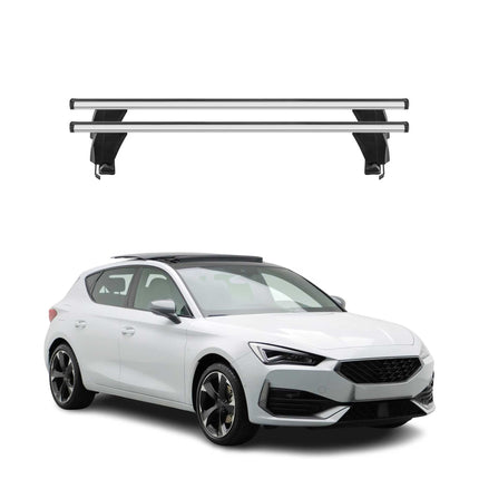 Menabo Dachträger Grundtäger für Cupra Leon 2020-2026 50kg Alu Silber 2 tlg