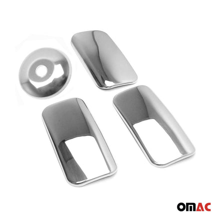 Chrom Türgriff Blende für Ford Transit 2000-2014 3-Tür Edelstahl 4tlg