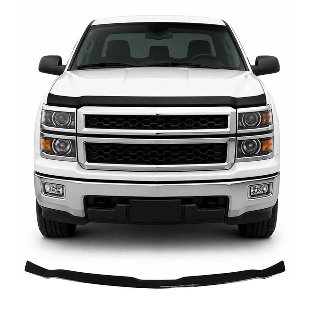Motorhaube Deflektor Insektenschutz für Chevrolet Silverado 1500 2014-15 Dunkel
