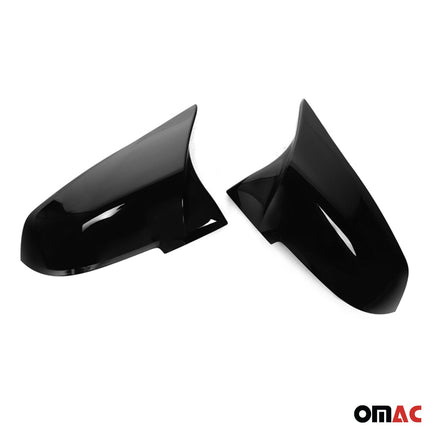 Spiegelkappen Spiegelabdeckung Für BMW F30 M3 2013-2019 ABS Schwarz Glanz 2tlg